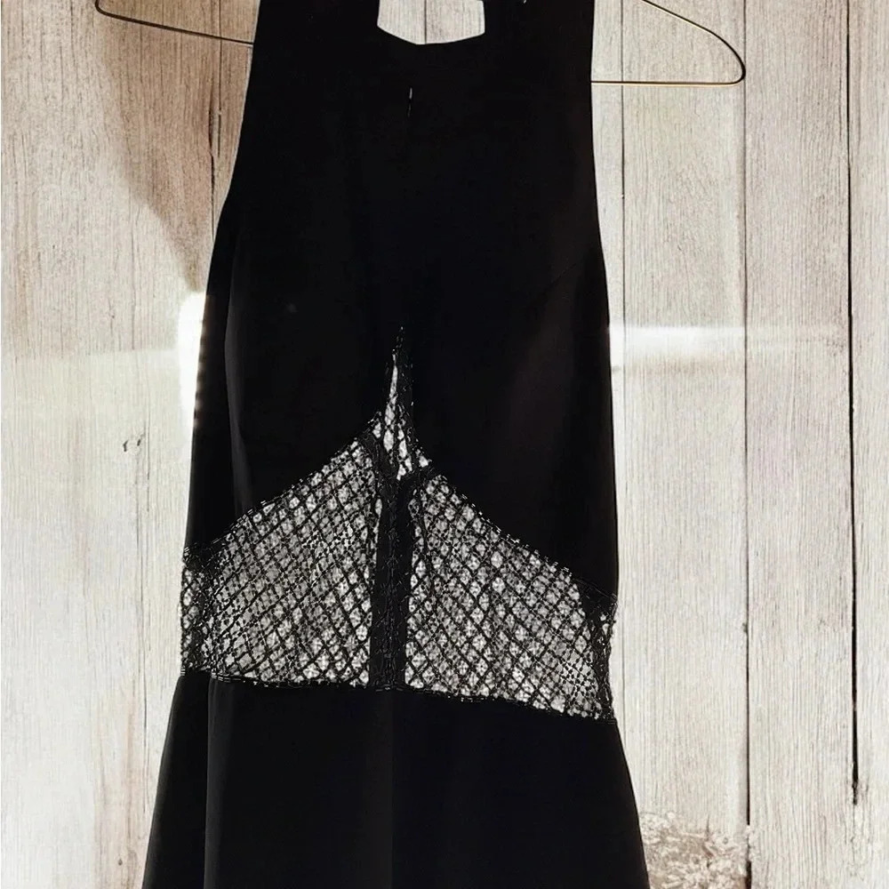 Sean Collection Black Full-Length Formal Dress - Size Medium (C6)